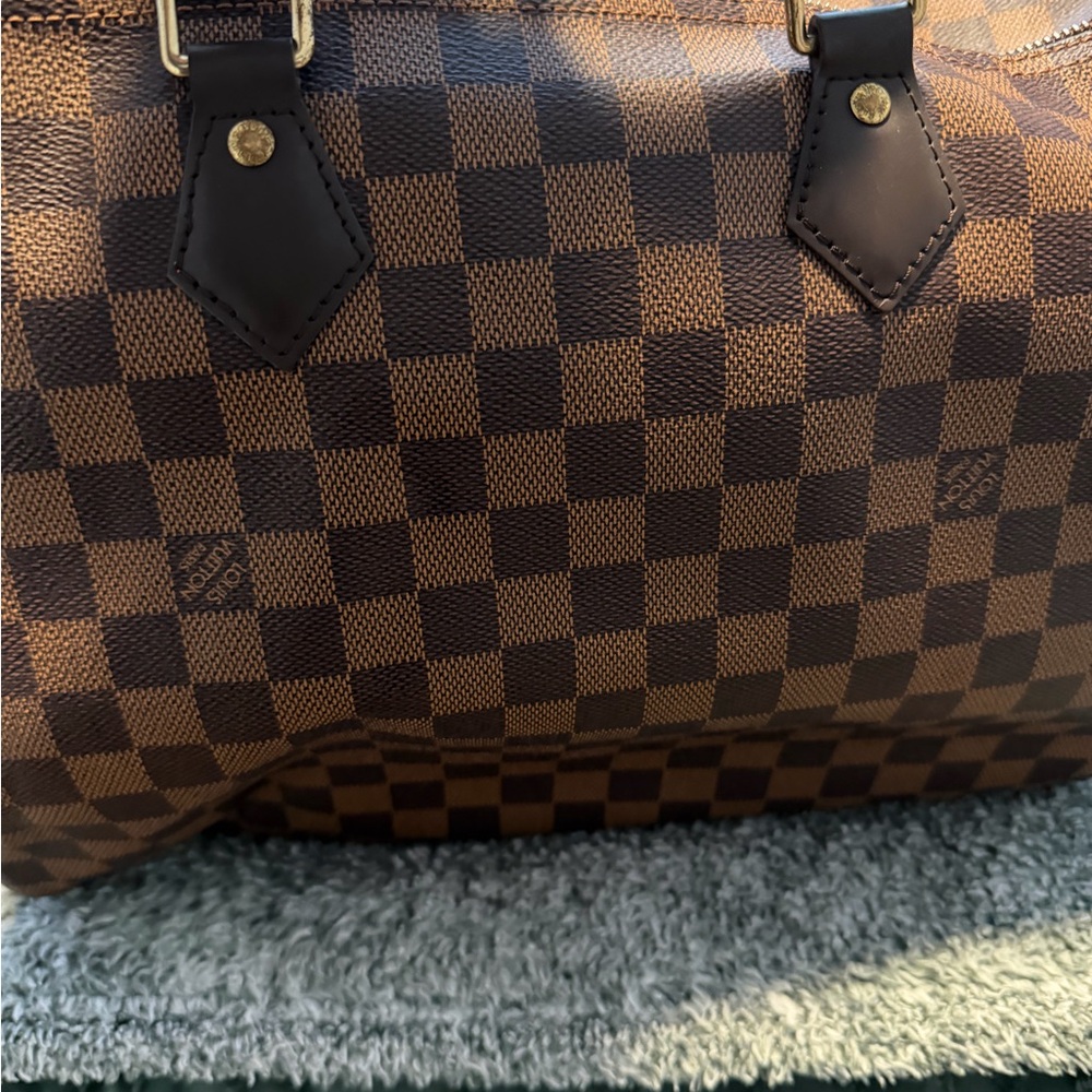 Louis Vuitton Brown Checkered Bag